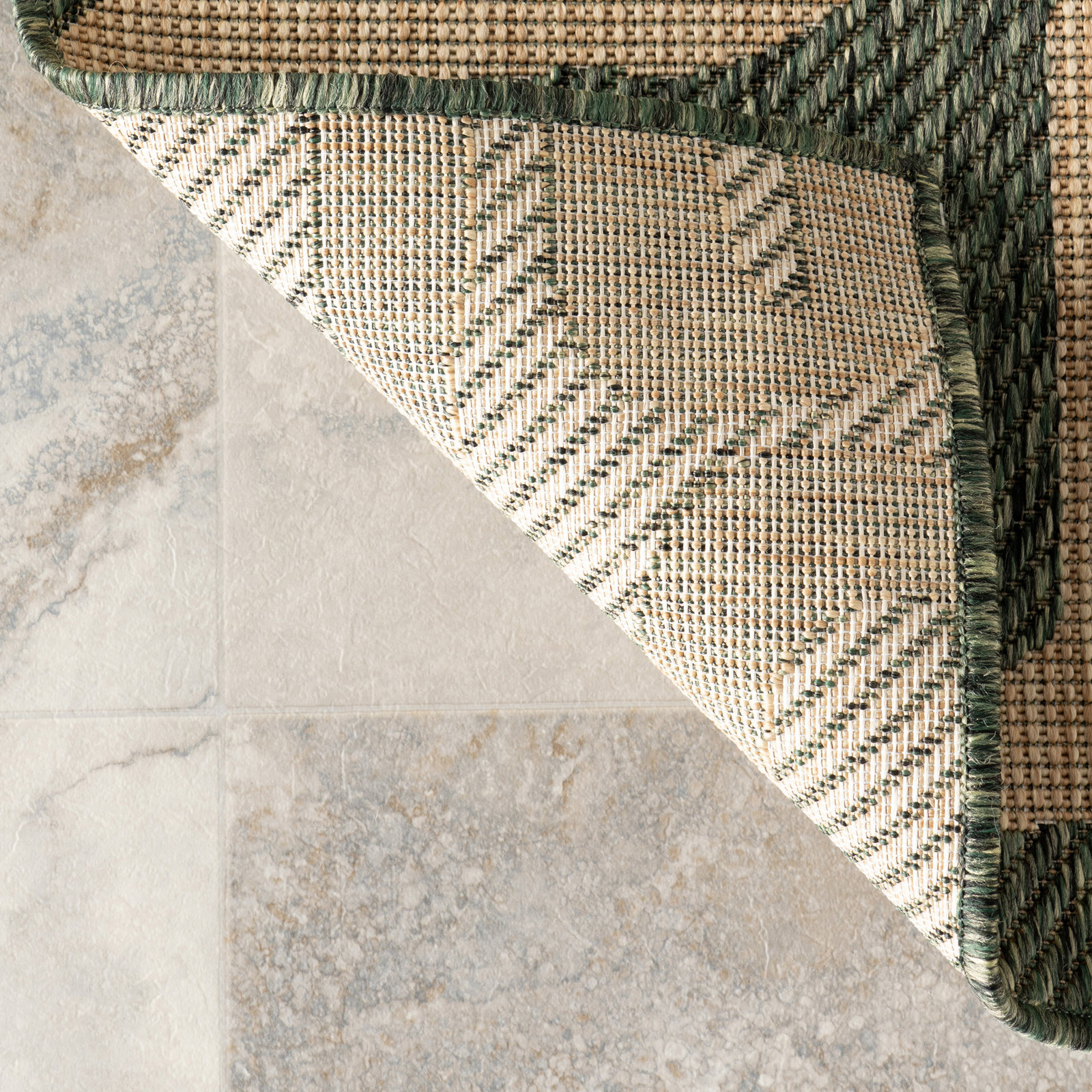 Abstract Outdoor Rug, Rectangle 6'5" x 9'
