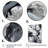 Black and Grey Harmony In Chaos - Abstract Canvas Print Wall Art-1957831286-1995120789-1957831281