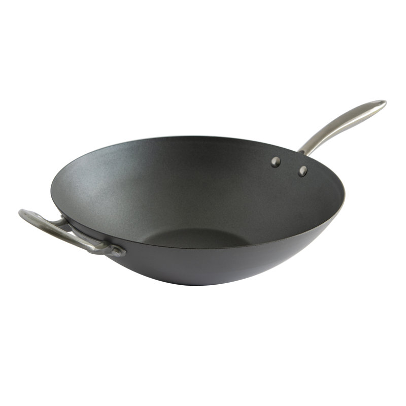 Nordic Ware 14'' Non-Stick Aluminized Steel Wok with Stainless Handles