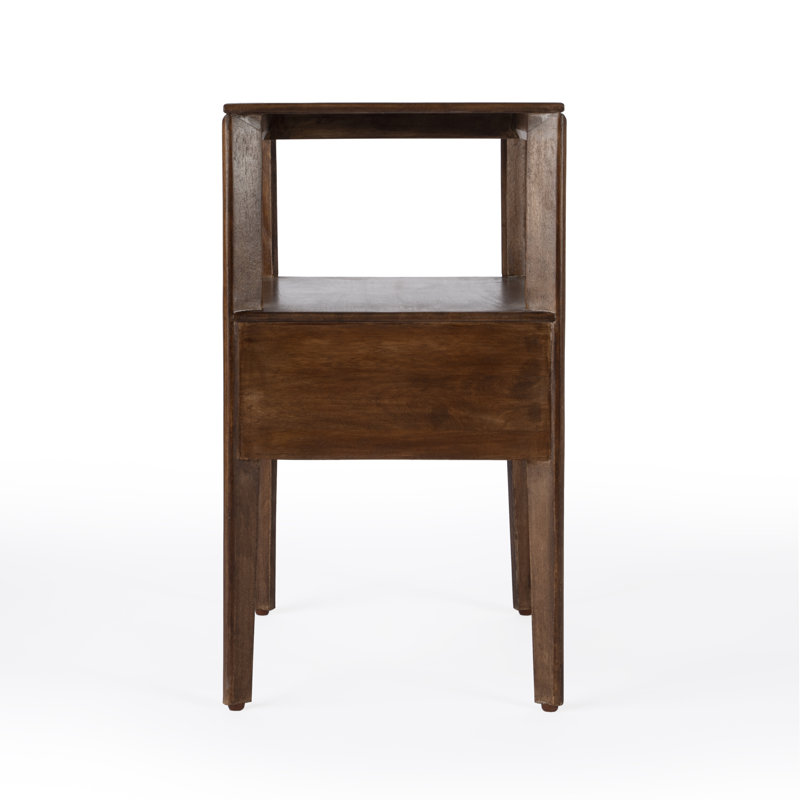 Vardo 1 Drawer Cane Nightstand