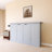 Gray Wood Frame Twin Murphy Bed