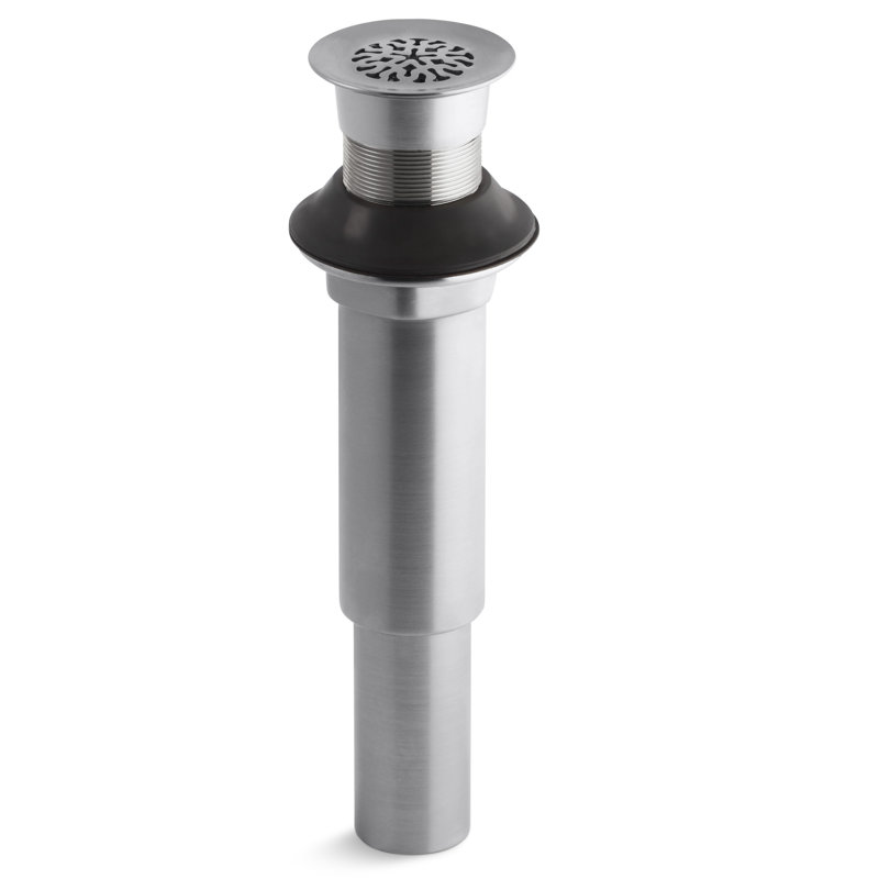 Devonshire 1.25" Grid Bathroom Sink Drain, Vibrant Moderne Polished Gold