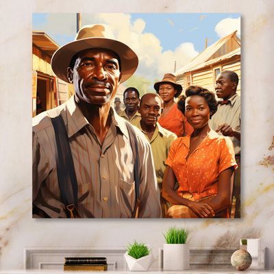 «African Family Heritage I» - Art mural afro-américain