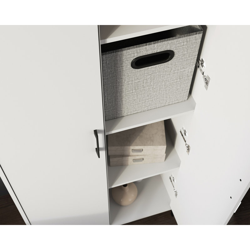 Armoire de rangement Varney, Blanc