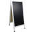 Freestanding Steel Magnetic Chalkboard, Framed Magnetic Board, Black Magnetic Board for Home or Office, Easy to Use, Durable, and Versatile Chalkboard Surface for Notes and Reminders-95949772