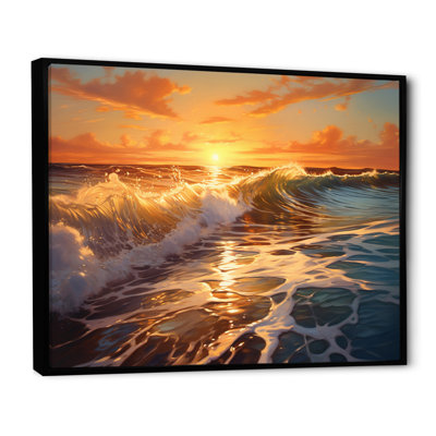 Photo de plage ensoleillée Horizons IX - Décoration murale nautique et plage