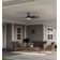 Overton 10 - Blade Standard Ceiling Fan with Wall Control and Light Kit Included
