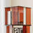 Acrylic Semi-Transparent Rotating Bookshelf-107426682