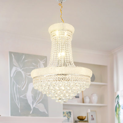 Modern Luxury Empire 13-lights Crystal Chandelier Dimmable