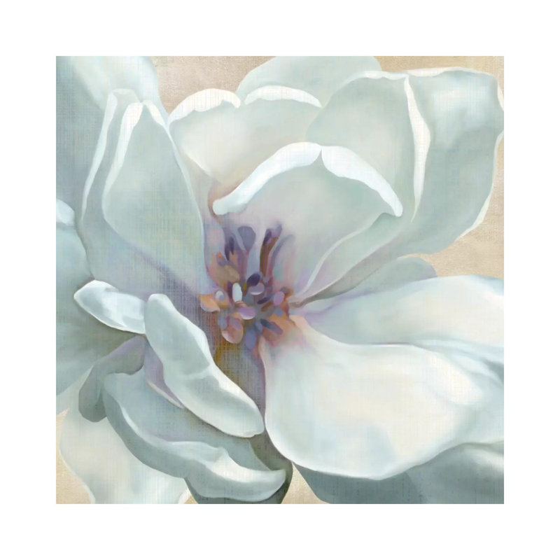 Iridescent Bloom I by Carol Robinson - Painting on Canvas, Wrapped Canvas, 30.48 cm H x 30.48 cm W