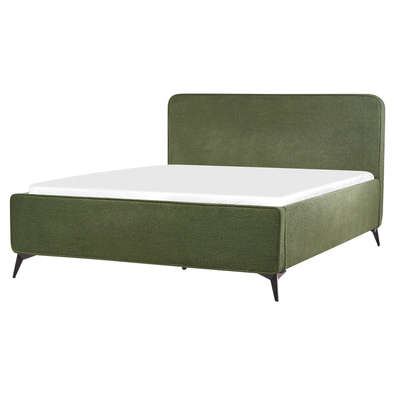 Daumants Upholstered Bed, Green