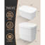 Bacs de rangement en plastique, paquet de 6 petits paniers en plastique pour l'organisation, paniers de rangement empilables, rangement pour tablettes