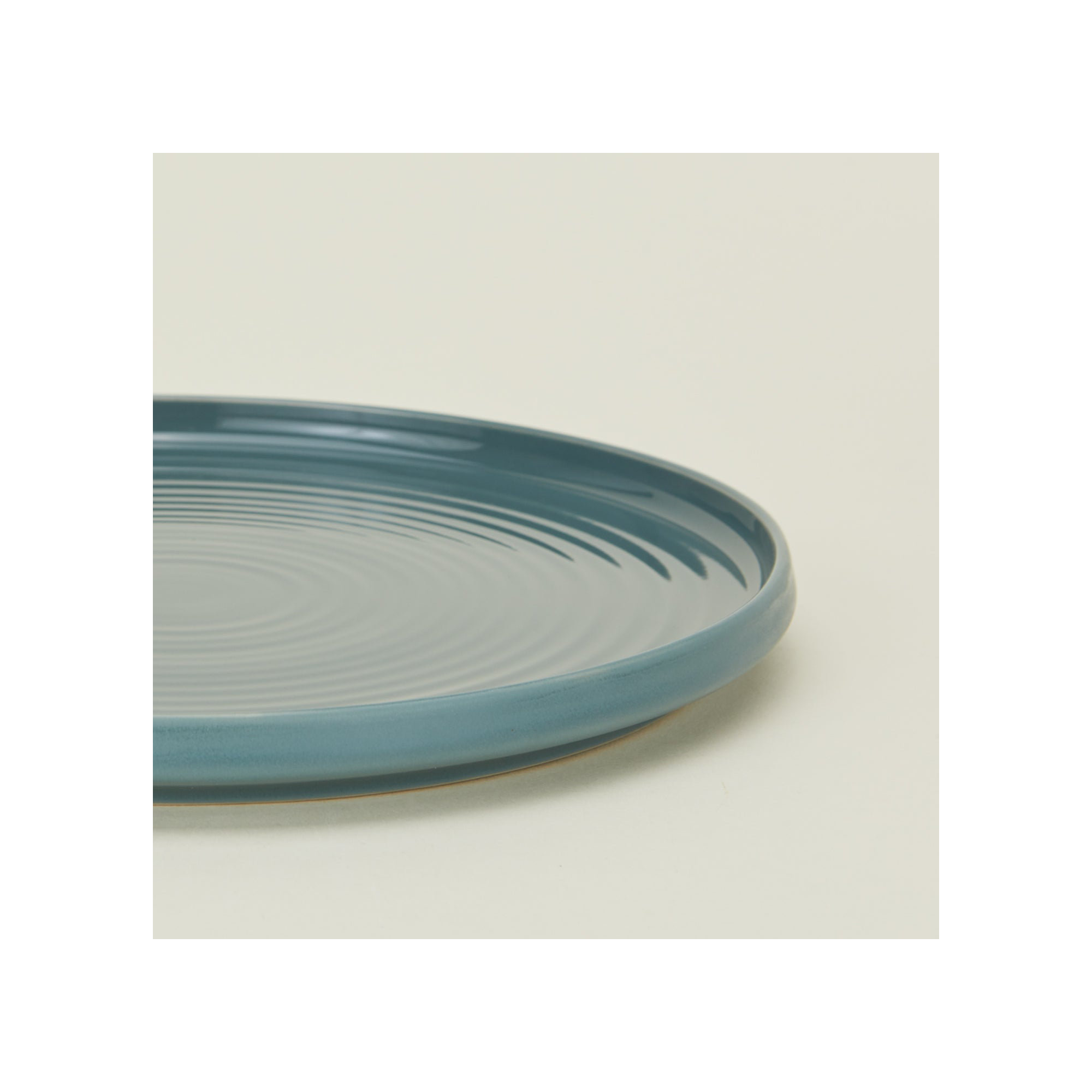 Essential 8.5'' Stoneware Salad Or Dessert Plate , Set of 4, Blue