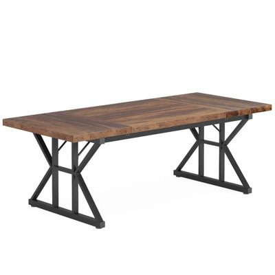 Table de cuisine en X, table de salle à manger, bureau d'ordinateur