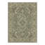 Tapis oriental vert / gris lavable à la machine avec envers antidérapant-712903620