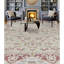 Wool Oriental Area Rug in Beige/Rust/Green