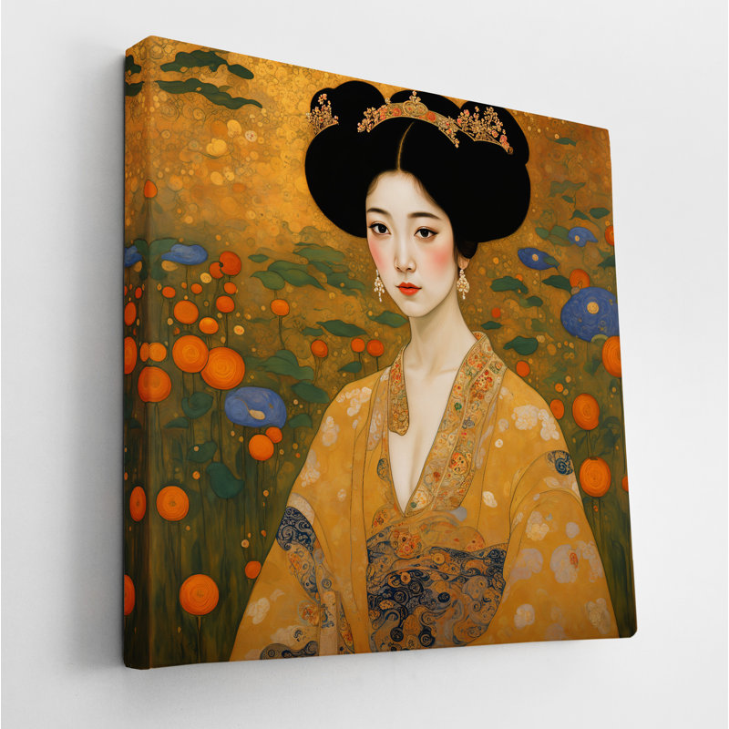 Silken Garden, 36" H x 36" W