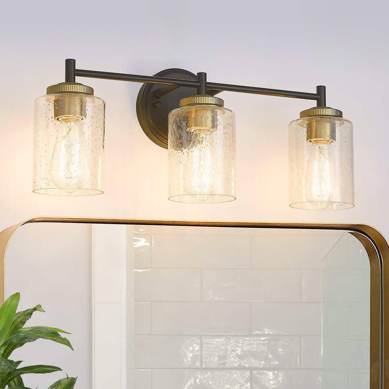Corrigan Studio® Jaxon Dimmable Vanity Light, Bulbs not Included & Reviews