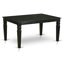 L'ensemble de table de cuisine 5 pièces comprend une table de salle à manger rectangulaire avec une rallonge papillon et 4 chaises rembourrées en tissu Gotham-110129798-110129799