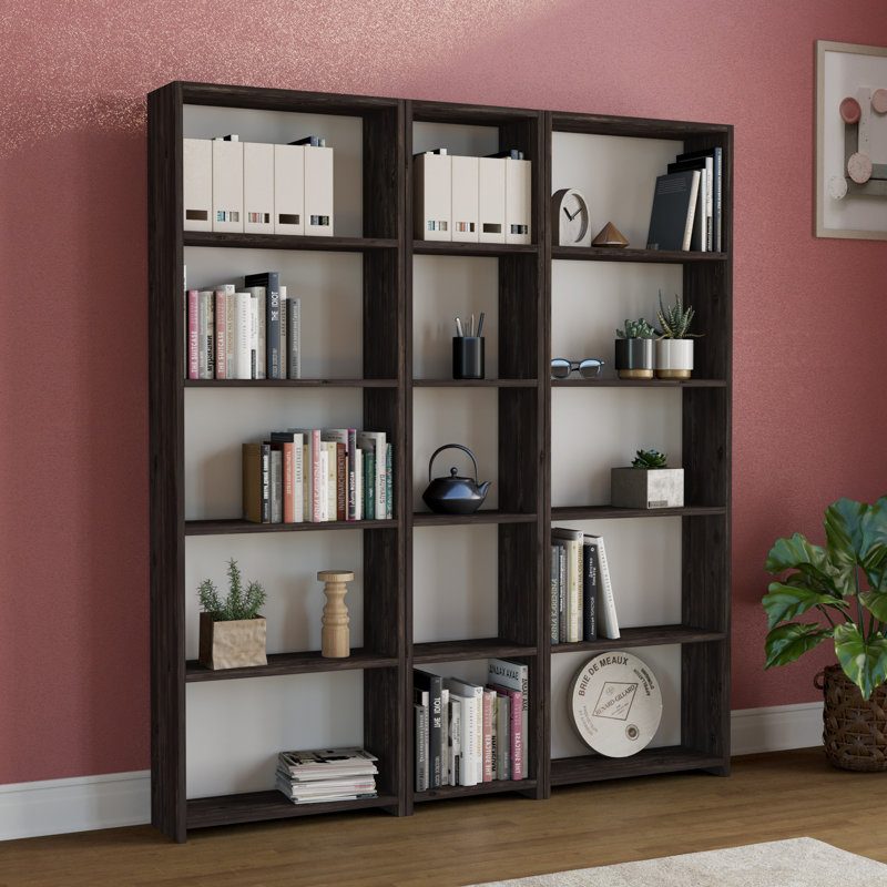 Bibliothèque Bulluck H 66,54 "x l 59,06", Noir