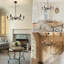 Lustre de style campagnard noir mat à 6 lumières à intensité variable Emilyn-607760210