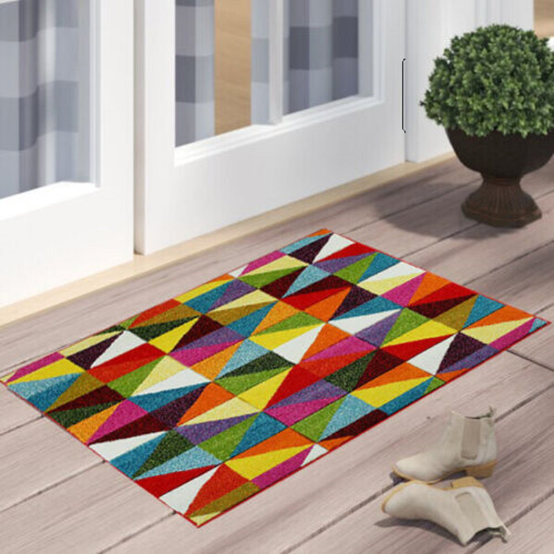 Uday Geometric Area Rug, Rectangle 60 x 110cm