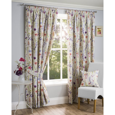 Longbridge Polyester Blend Semi Sheer Curtain Pair