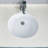 Scratch Ceramic Sink For Bathroom - Oval Undermount, White, Heat, Stain, Rust With Overflow Washbasin Undermount Heat , Stain
