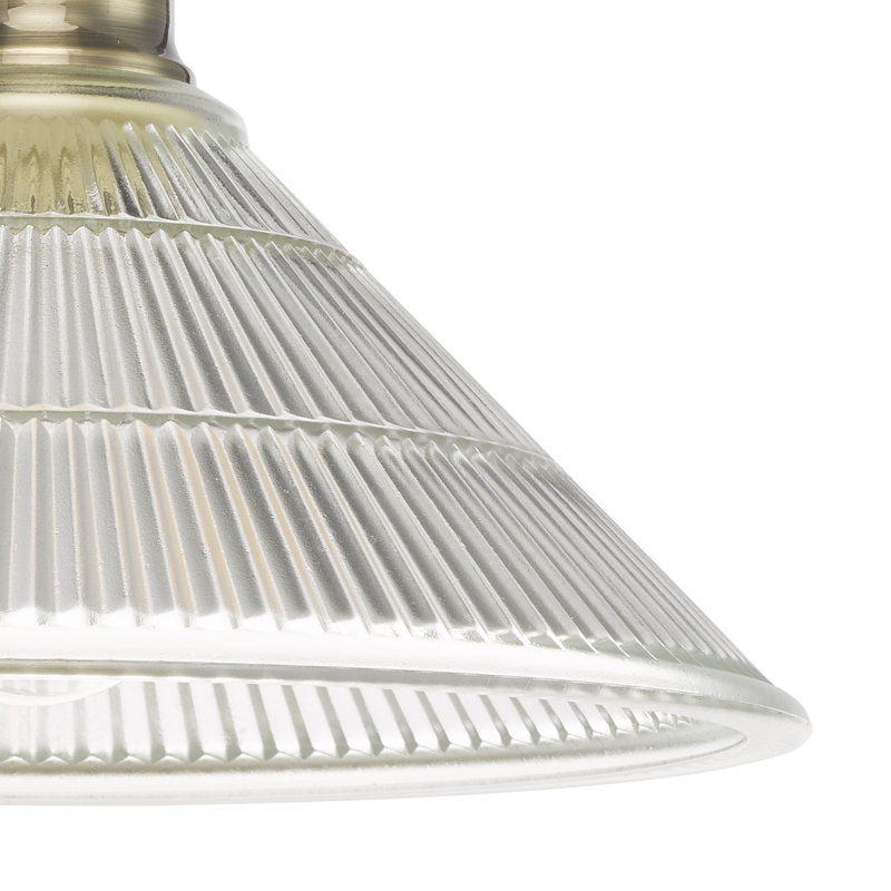 Pula Glass Semi Flush Mount