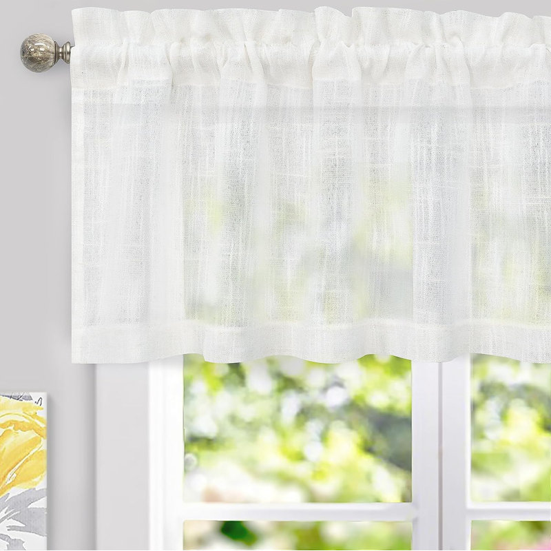 Wilfrida Solid Tailored Window Valance