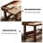 Brown Rectangular Solid Wood Writing desk-103919922