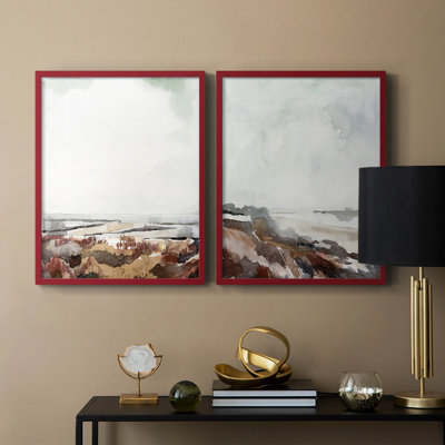 Coastal Inlet Study I-Premium Framed Print -Ready to Hang - No Nails Required - No Nails Required