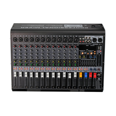 5 Core Audio Mixer 12 Channel DJ Mixing Board Bluetooth USB Analog Professional Mezclador De Audio