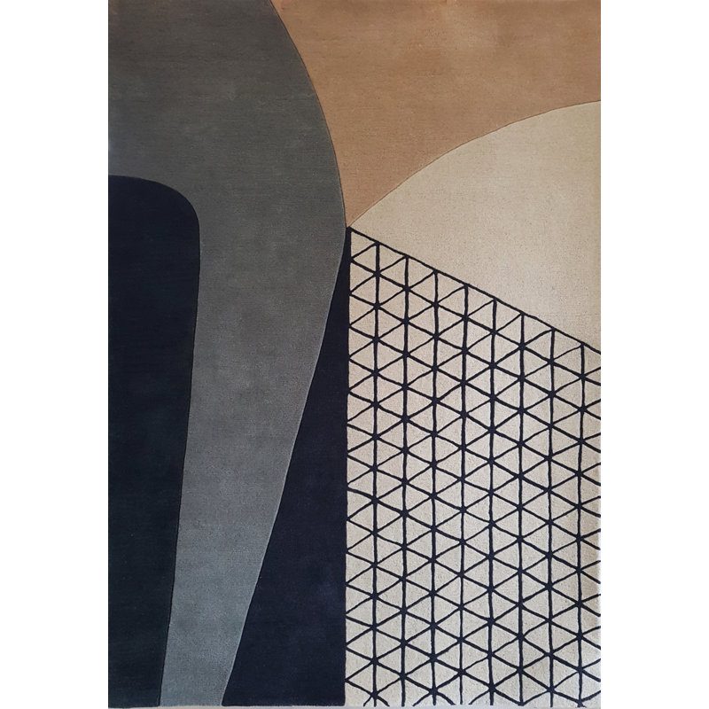 Wodan Abstract Hand Woven Area Rug, Rectangle 160 x 230cm