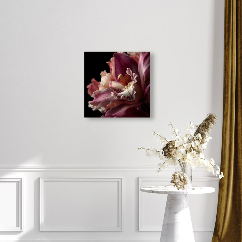 Velvet Labellum Print by Oliver Gal, 20"H x 20"W, Gallery Wrapped