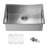 28 " L Undermount Single Bowl Stainless Steel Kitchen Sink