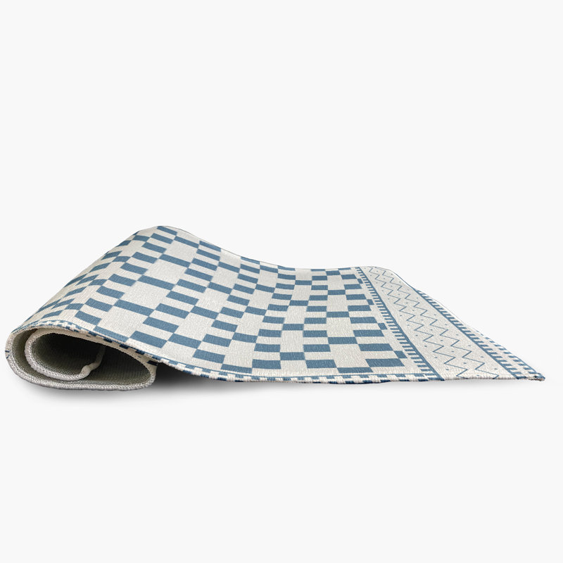 Tapis intérieur / extérieur rectangulaire avec envers antidérapant, Rectangle 3 pi x 5 pi