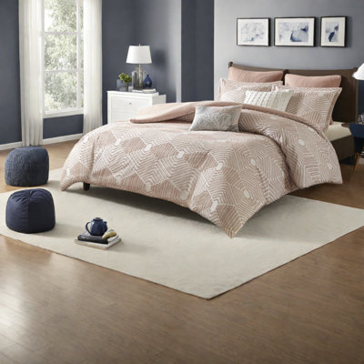 Cotton Bedding Set, Jacquard Farmhouse Style, For Home Comfort