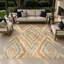 Tapis Ceajay ACN3071 Ikat lavable à la machine pour intérieur/extérieur-245016402-245016420