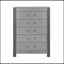Commode argent Lorenzo