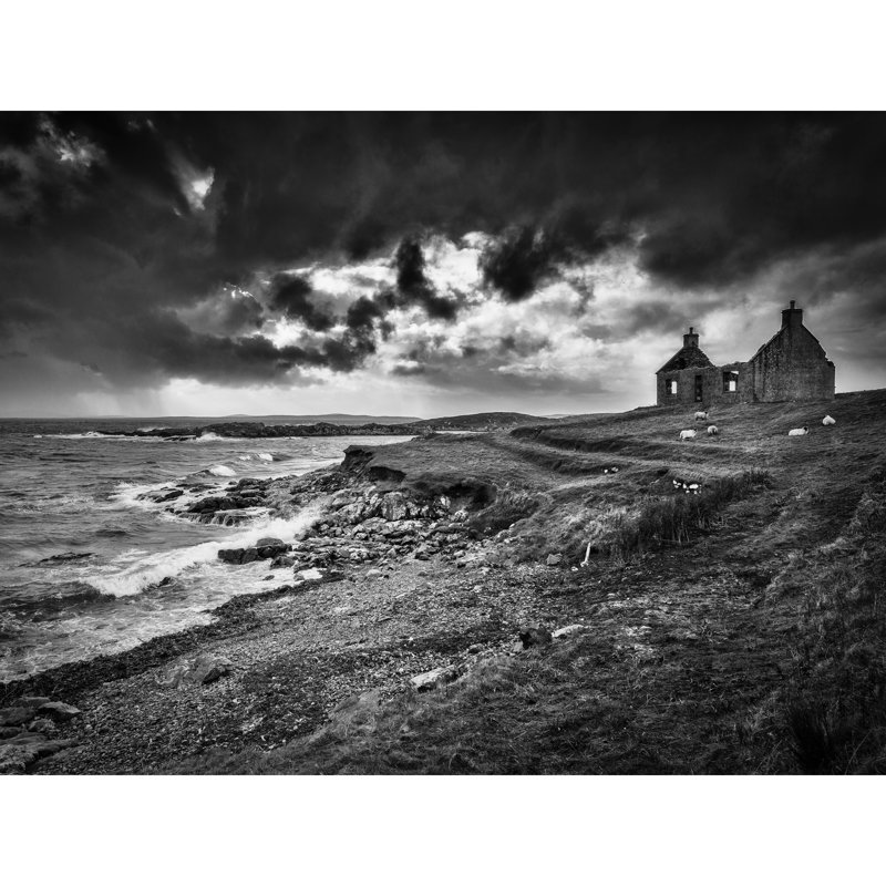 Combe Ruined House Hebrides Scotland - No Frame Print