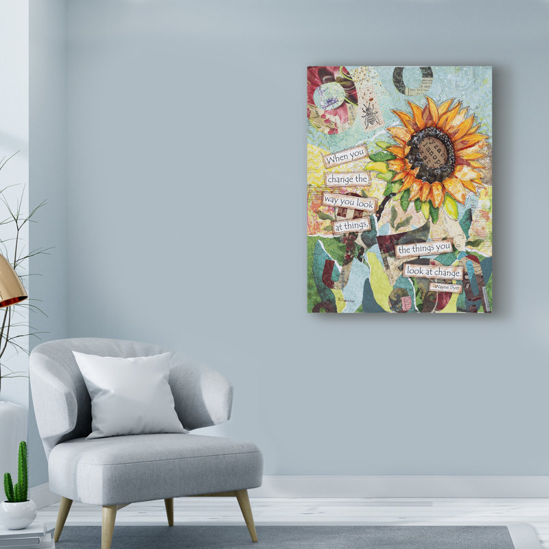 « changing things », reproduction d’impression sur toile tendue, H 19 po x l 14 po x P 2 po