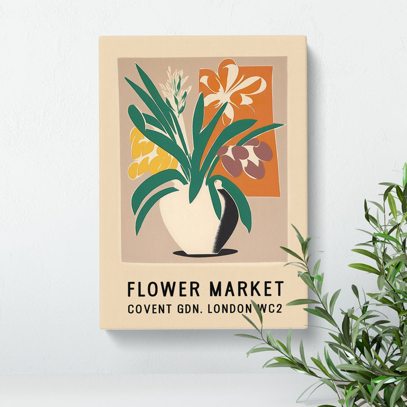 XMKTMKT-196 Covent Garden Flower Market Exhibition No.11 - Wrapped Canvas