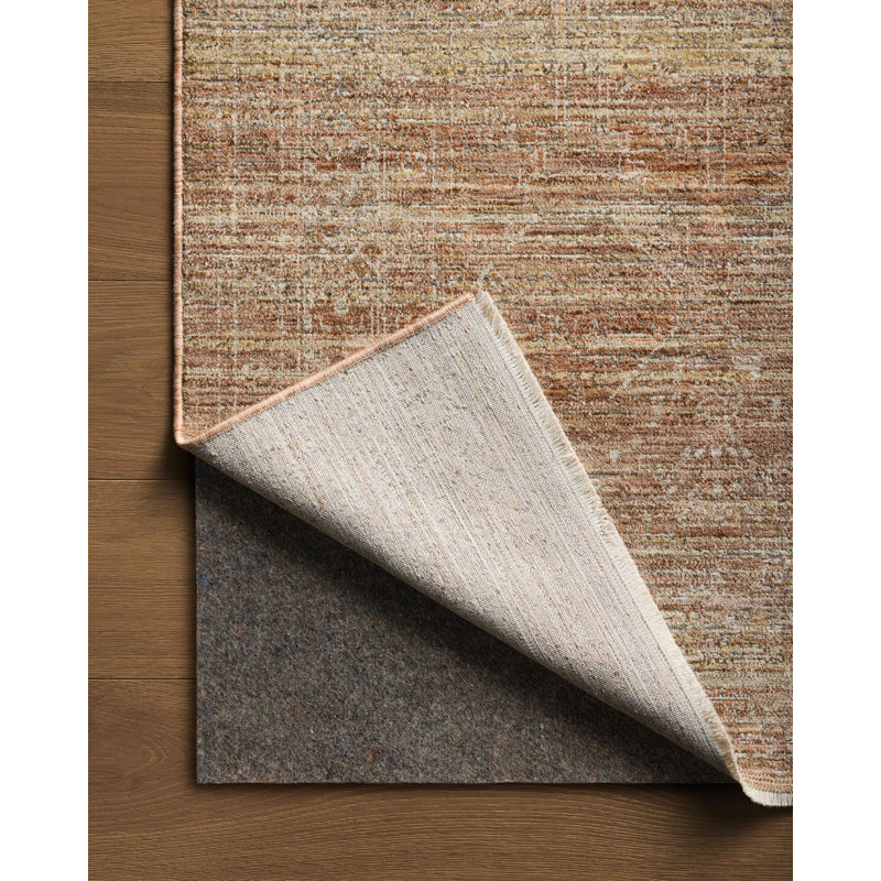 Tapis argile / naturel Loloi Kahmel, Rectangle 2 pi x 3 pi 4 po