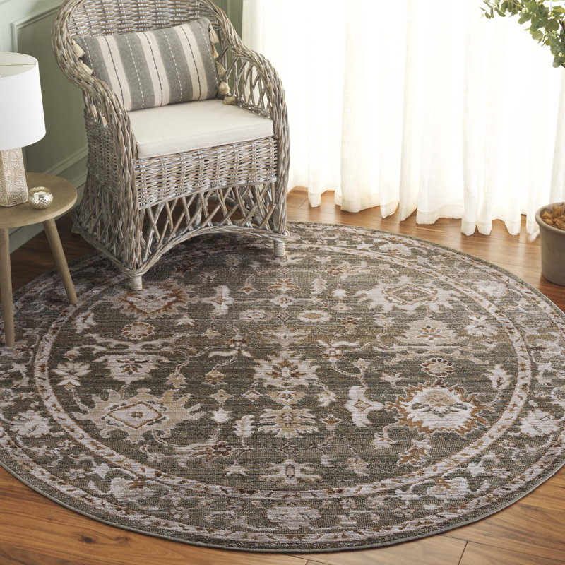 Tapis oriental Hazel 504 Performance, Rond 6 pi