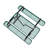 Kristy Commercial Grade Expanded Mesh Metal Outdoor Picnic Table with Anchors-18937251-35769255
