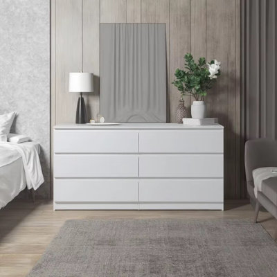 SHDC 6 Drawer 55.1"W Double Dresser