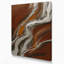 Abstrait couleur champ 80, art mural sur toile brune-270301415