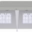 Pavillon de jardin escamotable 10X20FT, paroi latérale pour l'extérieur avec sac de transport (blanc)