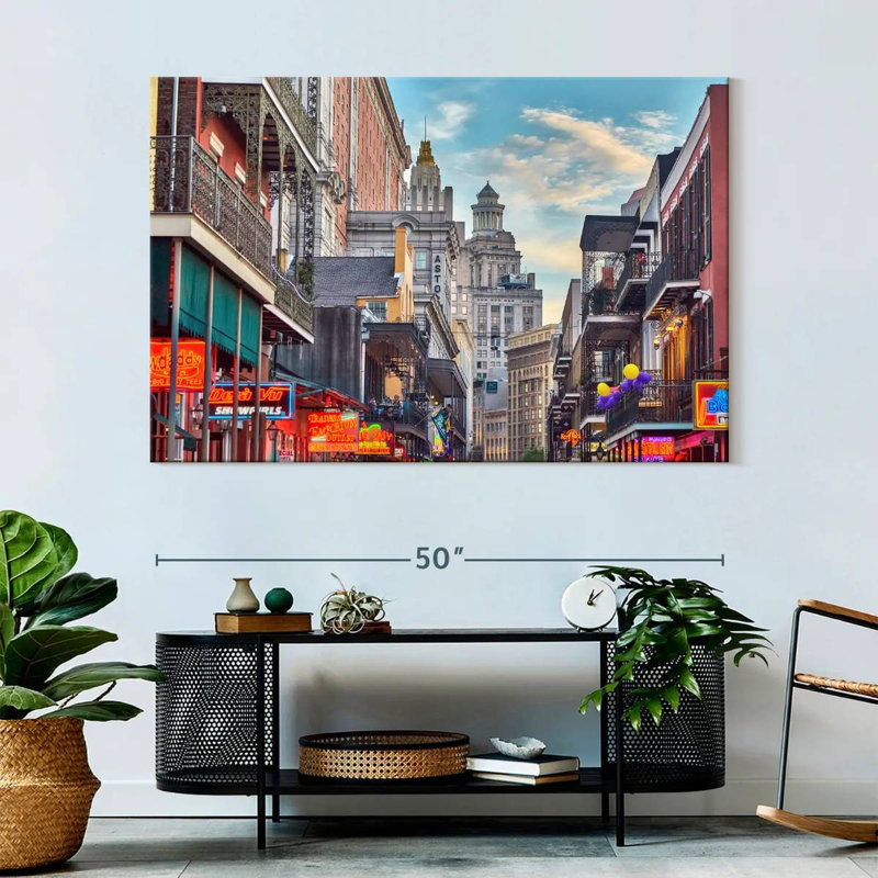 Ravi Bourbon Street Bars, 34" H x 51" W